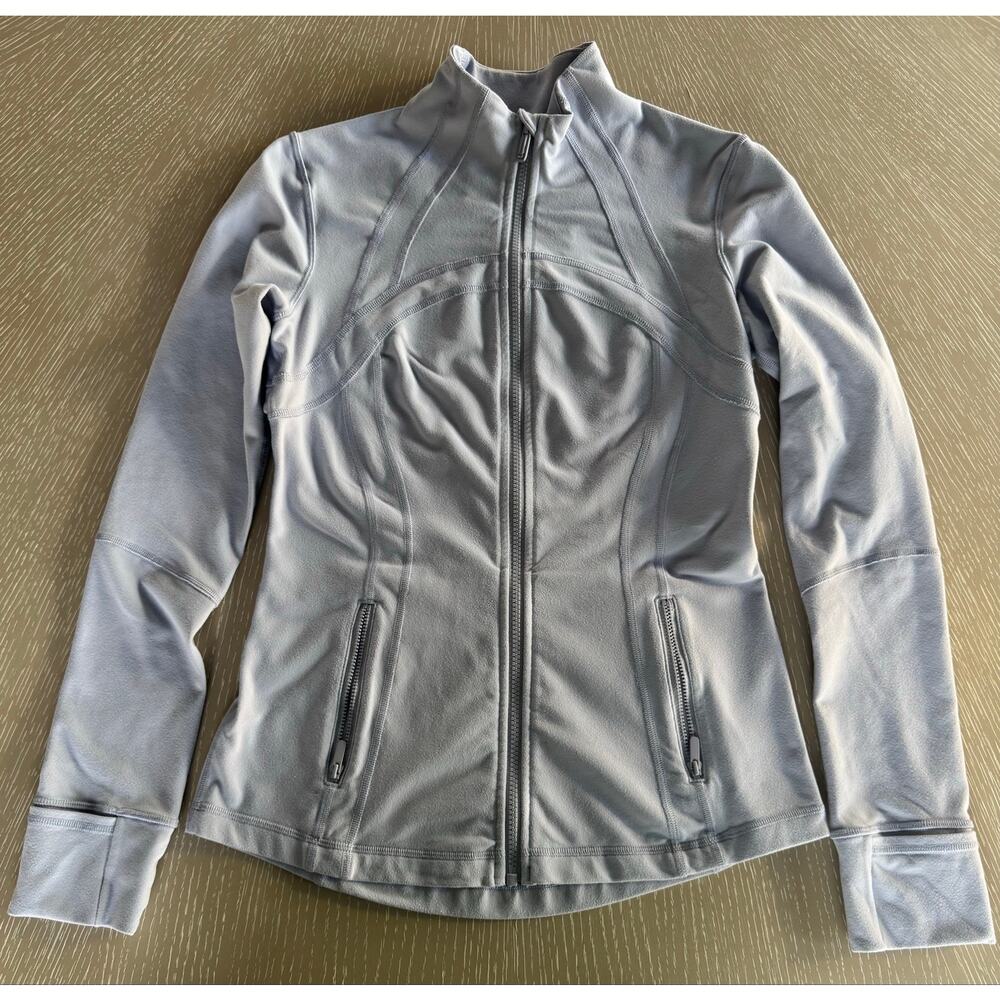 Lululemon Define Jacket Dusty Lavender Purple Gray Full Zip Sz 8